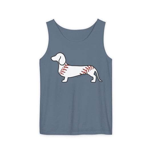 Dachshund Tank Top – Doxie Baseball