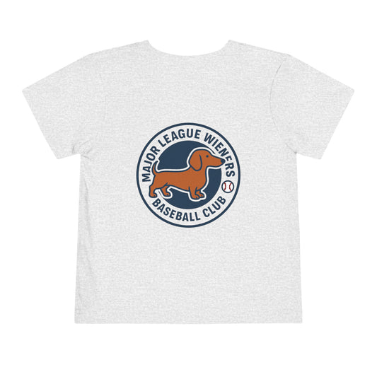 Toddler Tee - Major League Wieners Doxie Baseball Club