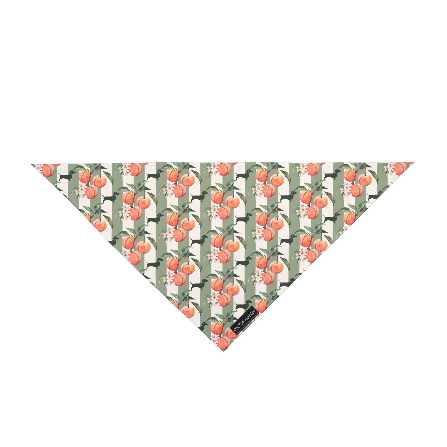 Dog Bandana - Peach Doxies