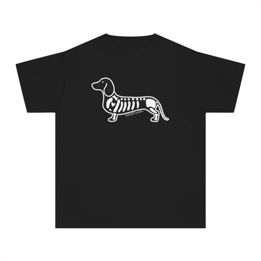 YOUTH Dachshund Tee - Skeleweenie