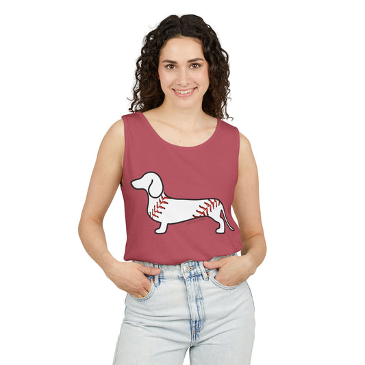 Dachshund Tank Top – Doxie Baseball