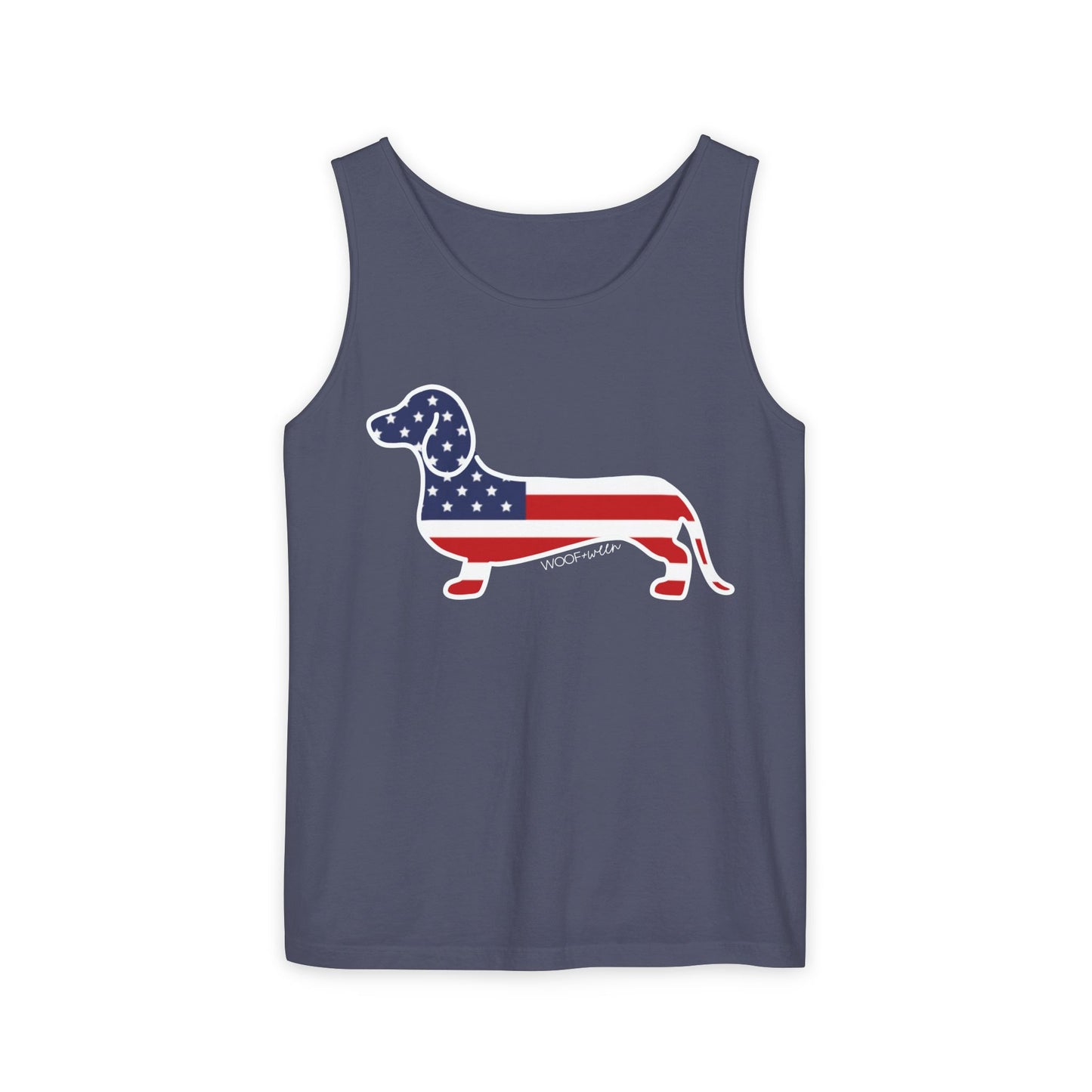 Dachshund Tank Top – American Flag Doxie