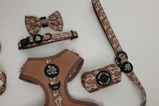 Dachshund Collar - Camel Doxies