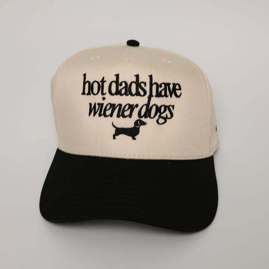 Dachshund Dad Hat - Hot dads have wiener dogs