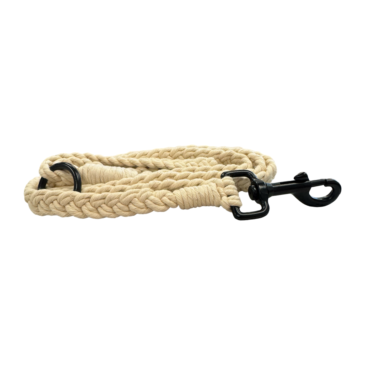 Leash - CREME MACRAME DOUBLE BRAID