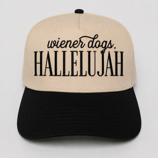 Dachshund Hat - wiener dogs hallelujah