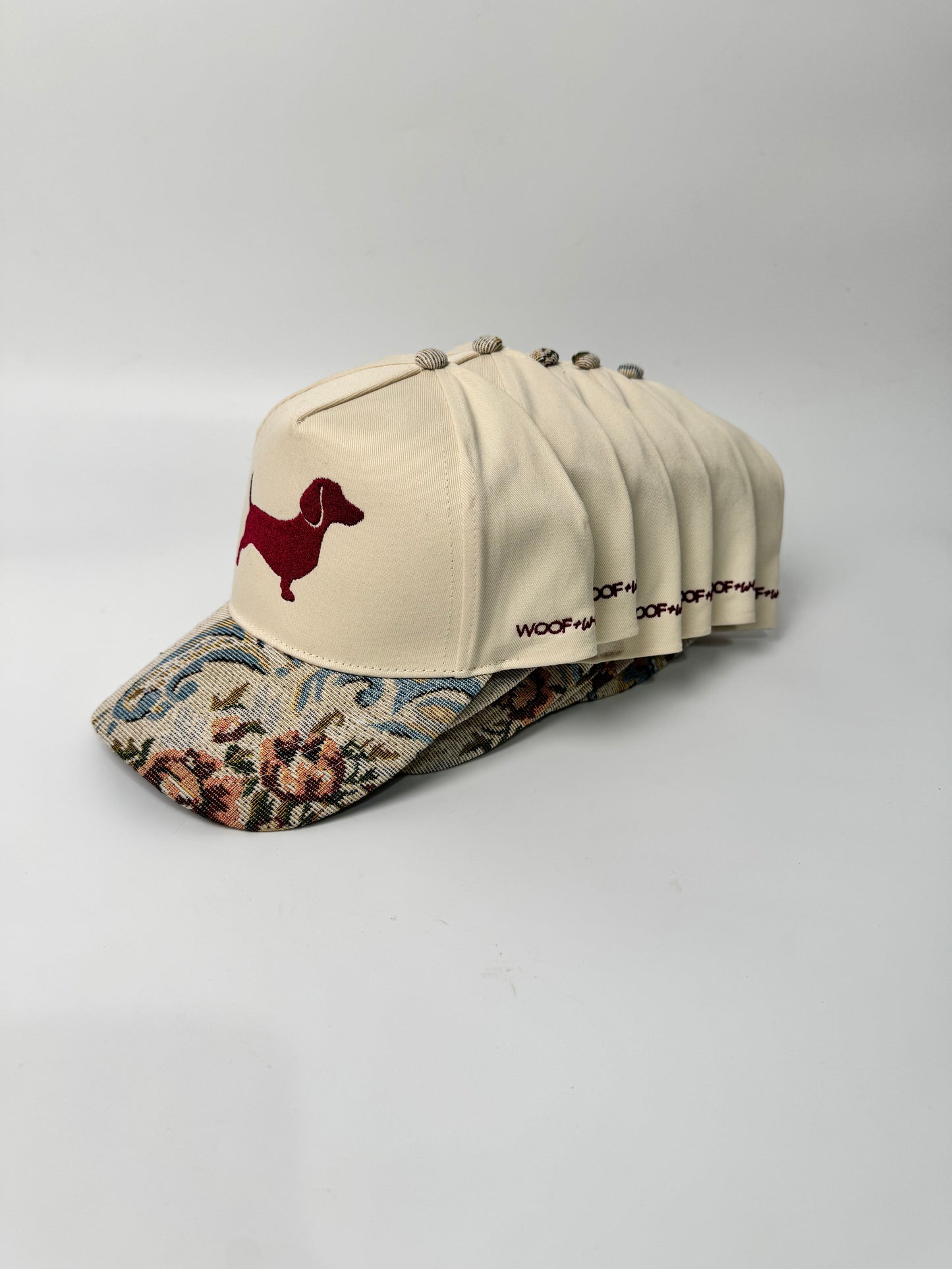Dachshund Hat - Vintage Floral Doxie