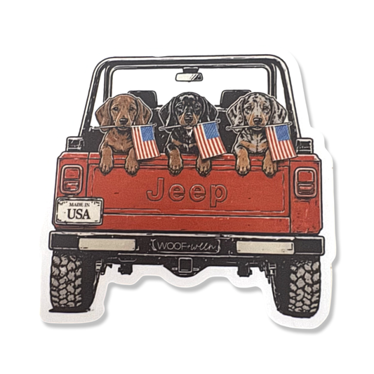 Dachshund Sticker - Doxie USA