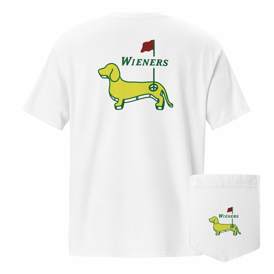 Masters golf dachshund tshirt