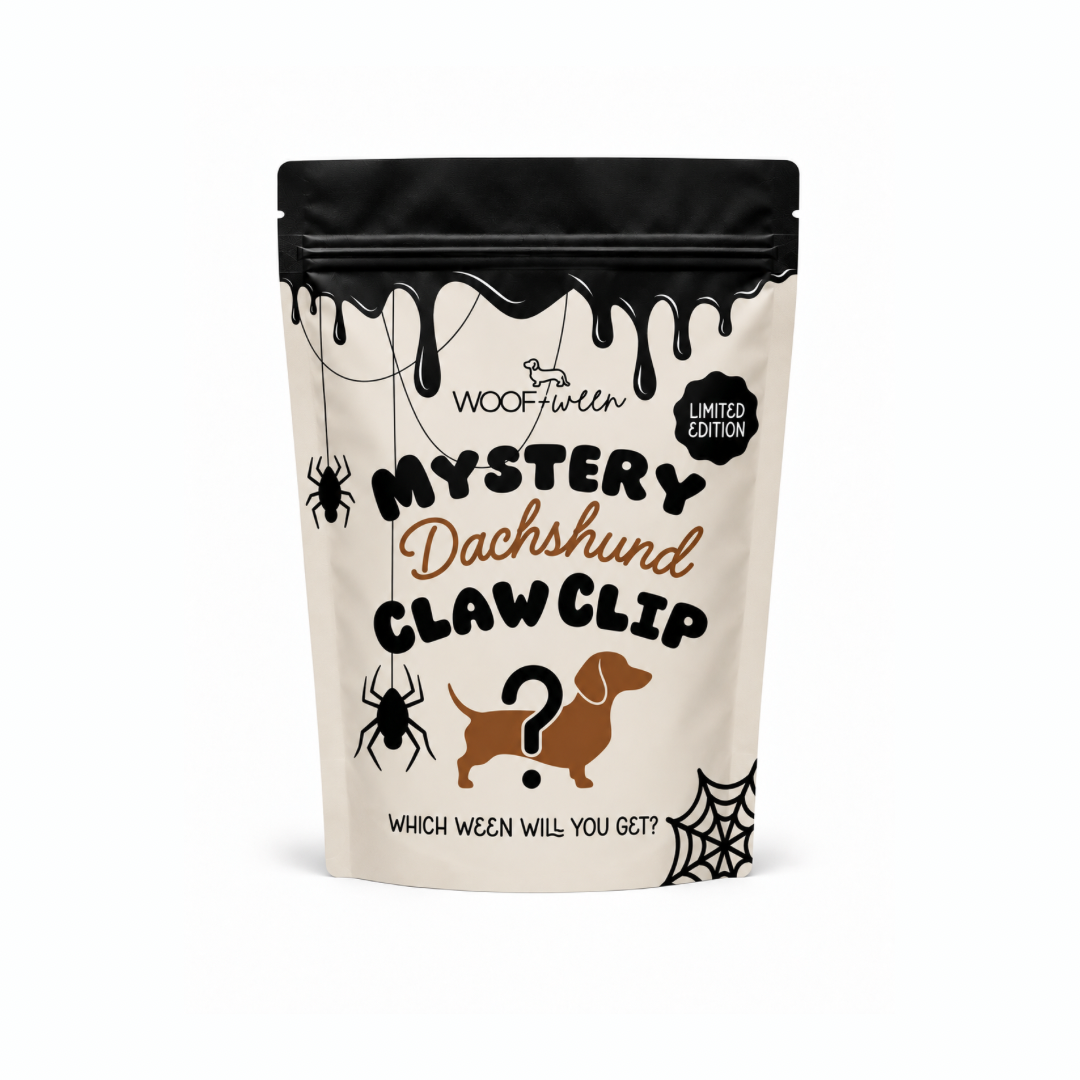 WAITLIST Mini Mystery Halloween Dachshund Claw Clip - Collect ALL 3 - PREORDER - will ship 10/1