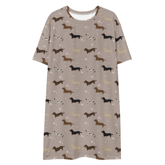 Dachshund Pajama Mumu Dress - WHIMSICAL WEENS
