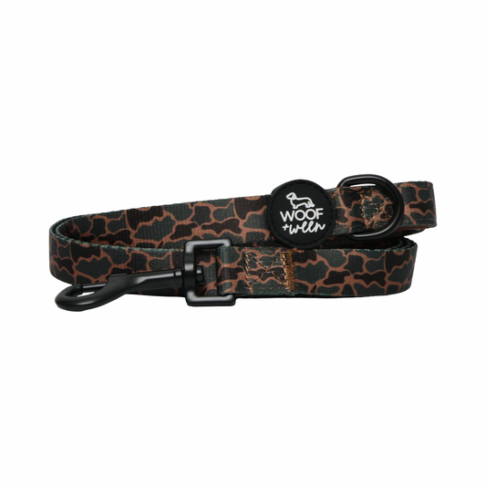 Black Duck Camo dachshund leash for wiener dogs