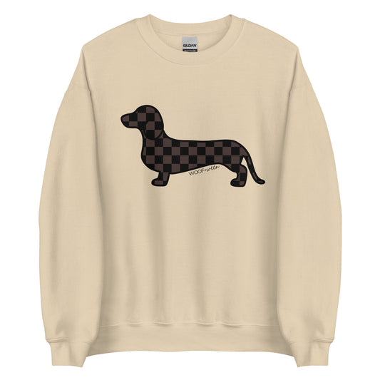 Dachshund Sweatshirt - ESPRESSO DACHSHUND