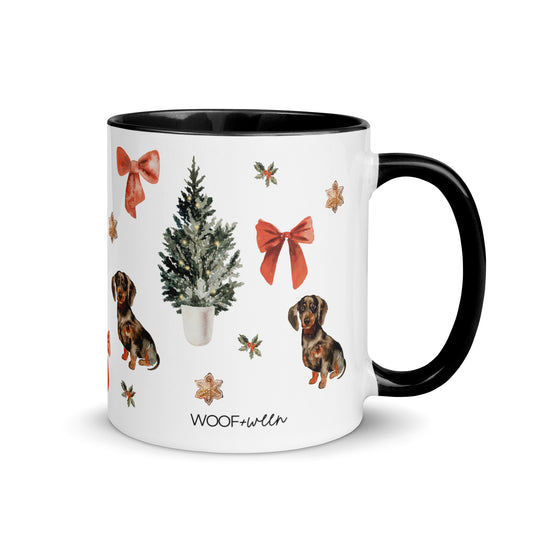 Dachshund Mug - VINTAGE DACHSHUND CHRISTMAS