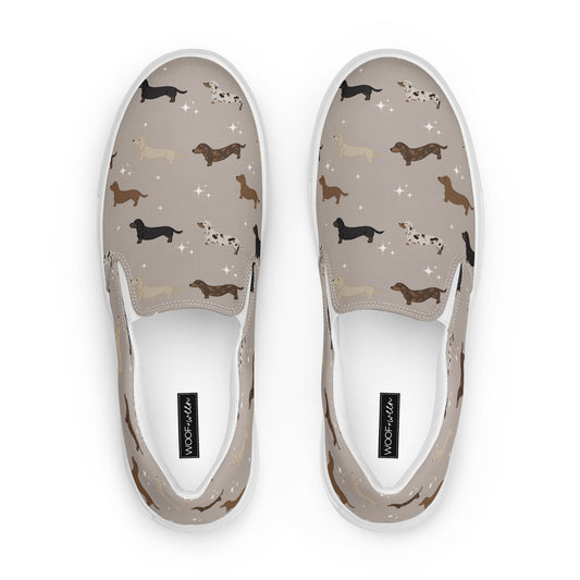 Womens Dachshund Shoes - WHIMSICAL WEENS