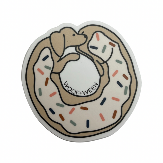Dachshund Sticker - WEENIE DONUT
