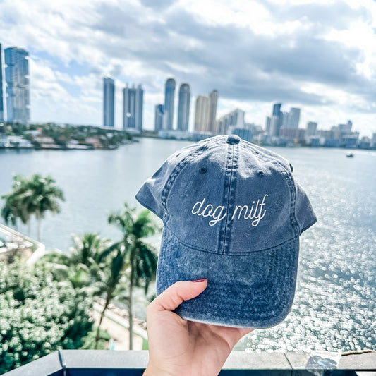 Vintage Twill Hat - DOG MILF