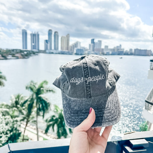 Vintage Twill Hat - DOGS > PEOPLE