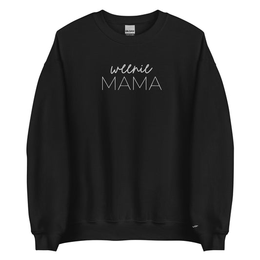 Embroidered Dachshund Sweatshirt - WEENIE MAMA