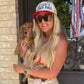 Dachshund Hat - Red White and Wiener Dogs