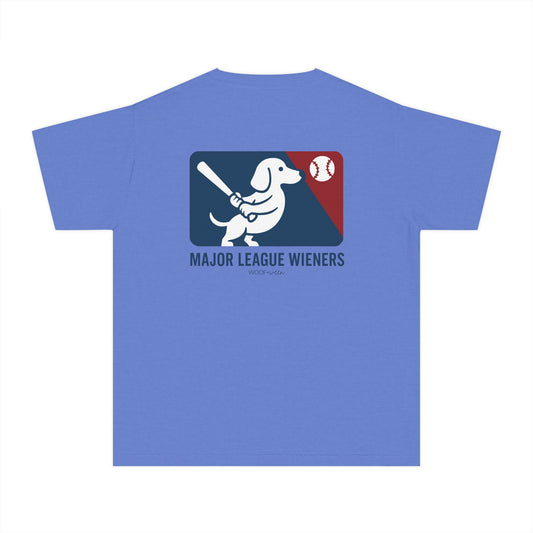 YOUTH Dachshund Tee - major league wieners baseball