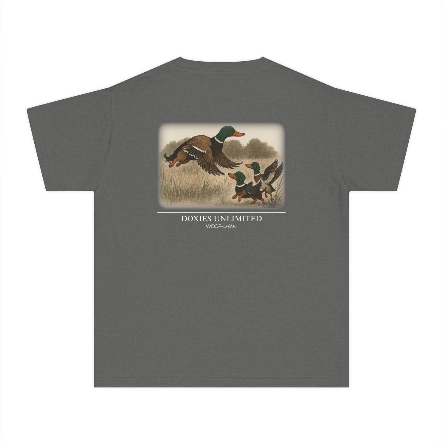 YOUTH Dachshund Tee - doxies unlimited ducks