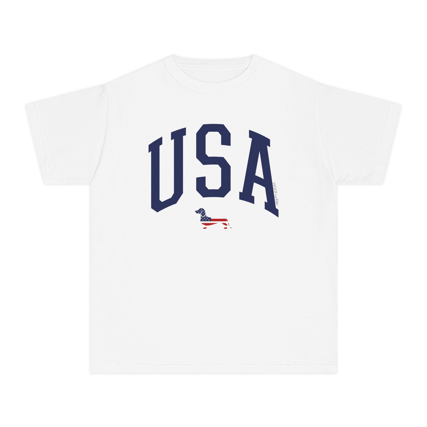 YOUTH Dachshund Tee - USA Doxie