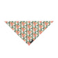 Dog Bandana - Peach Doxies