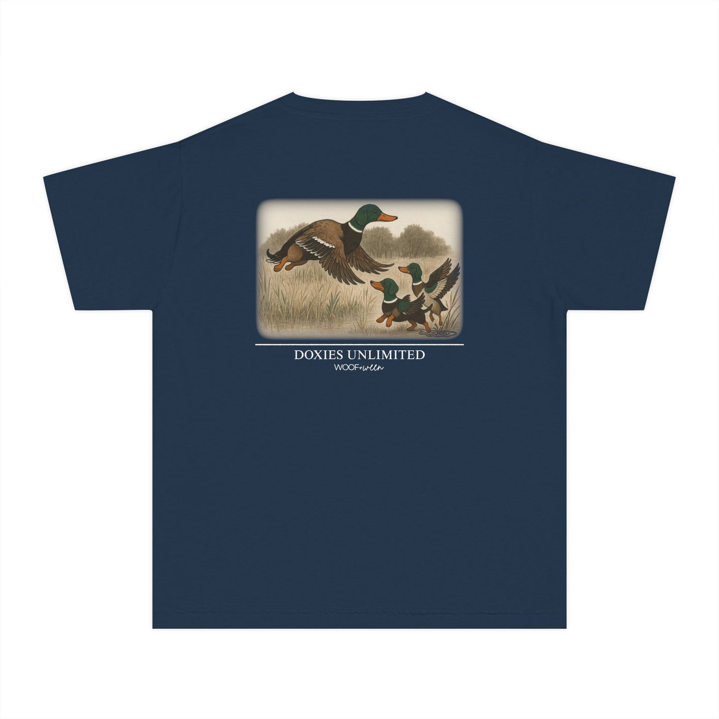 YOUTH Dachshund Tee - doxies unlimited ducks