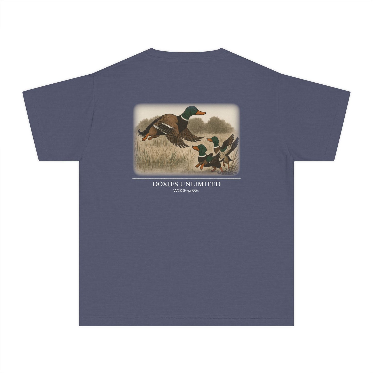YOUTH Dachshund Tee - doxies unlimited ducks
