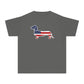 YOUTH Dachshund Tee - American Flag  Doxie
