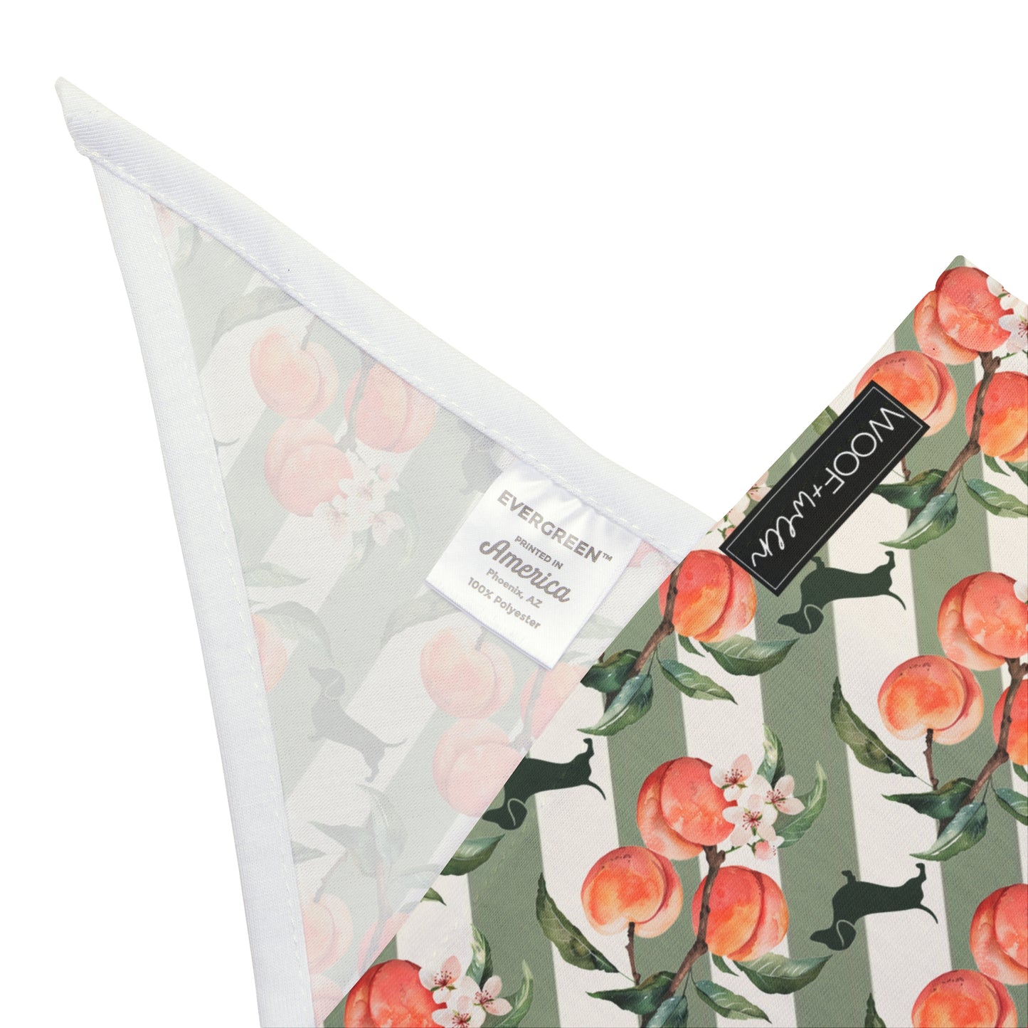 Dog Bandana - Peach Doxies
