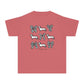 YOUTH Dachshund Tee - doxies and checkered bows