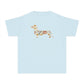 YOUTH Dachshund Tee - Flower Fields Doxie