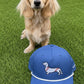 EMBROIDERED Rope Hat - Dachshund Baseball Doxie