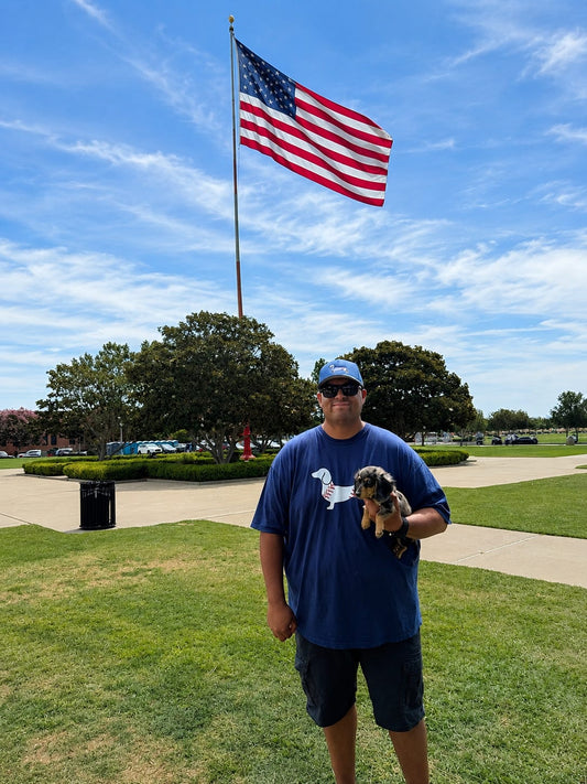 Dachshund Shirt - Baseball Doxie