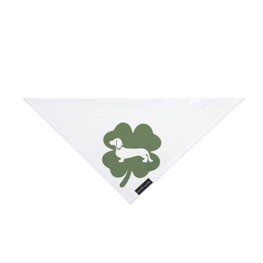 Dachshund Bandana - St Patricks Day LONG HAIR DOXIE