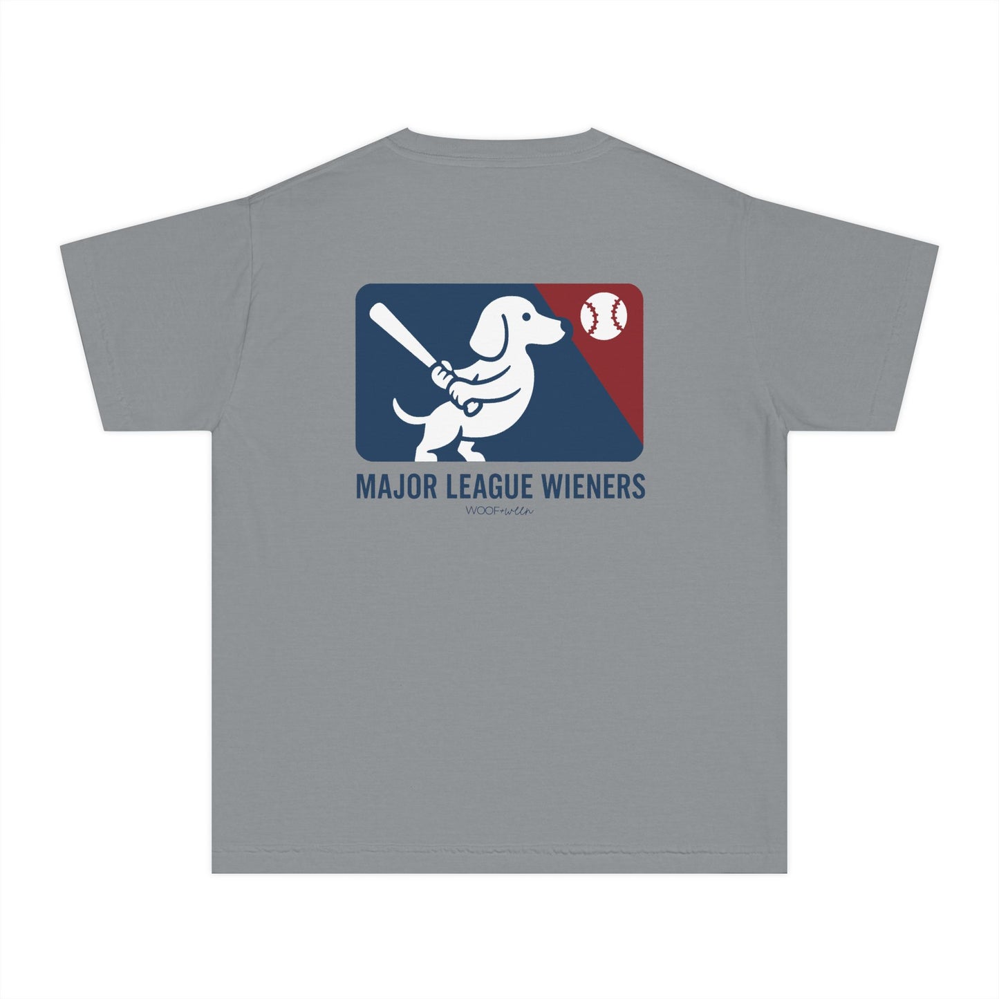 YOUTH Dachshund Tee - major league wieners baseball