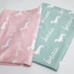Dachshund Baby Swaddle Blanket - Dachshunds Custom Name