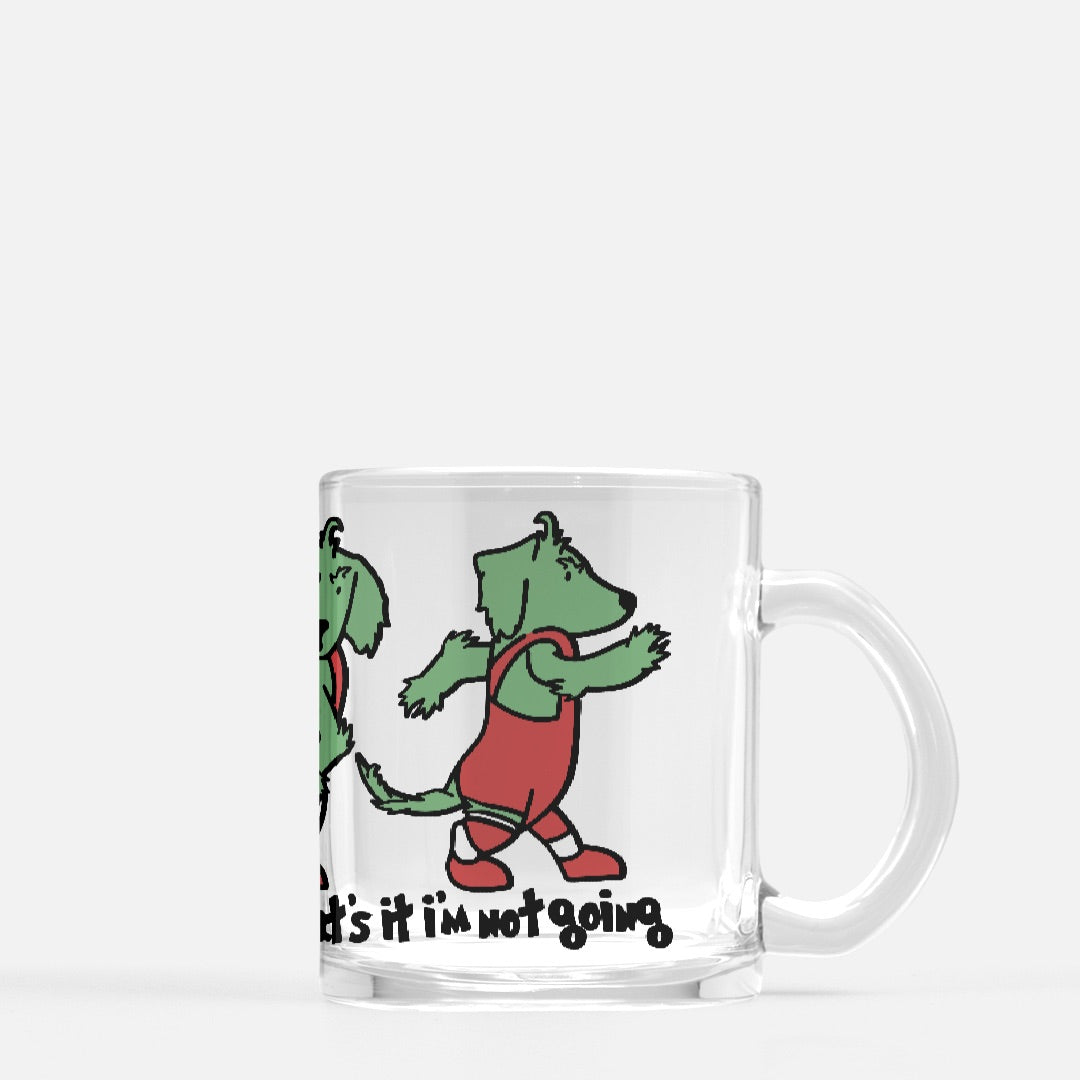 Dachshund Grinch Mug Glass - WEENVILLE - that’s it im not going