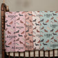 Dachshund Baby Swaddle Blanket - Dachshunds Custom Name