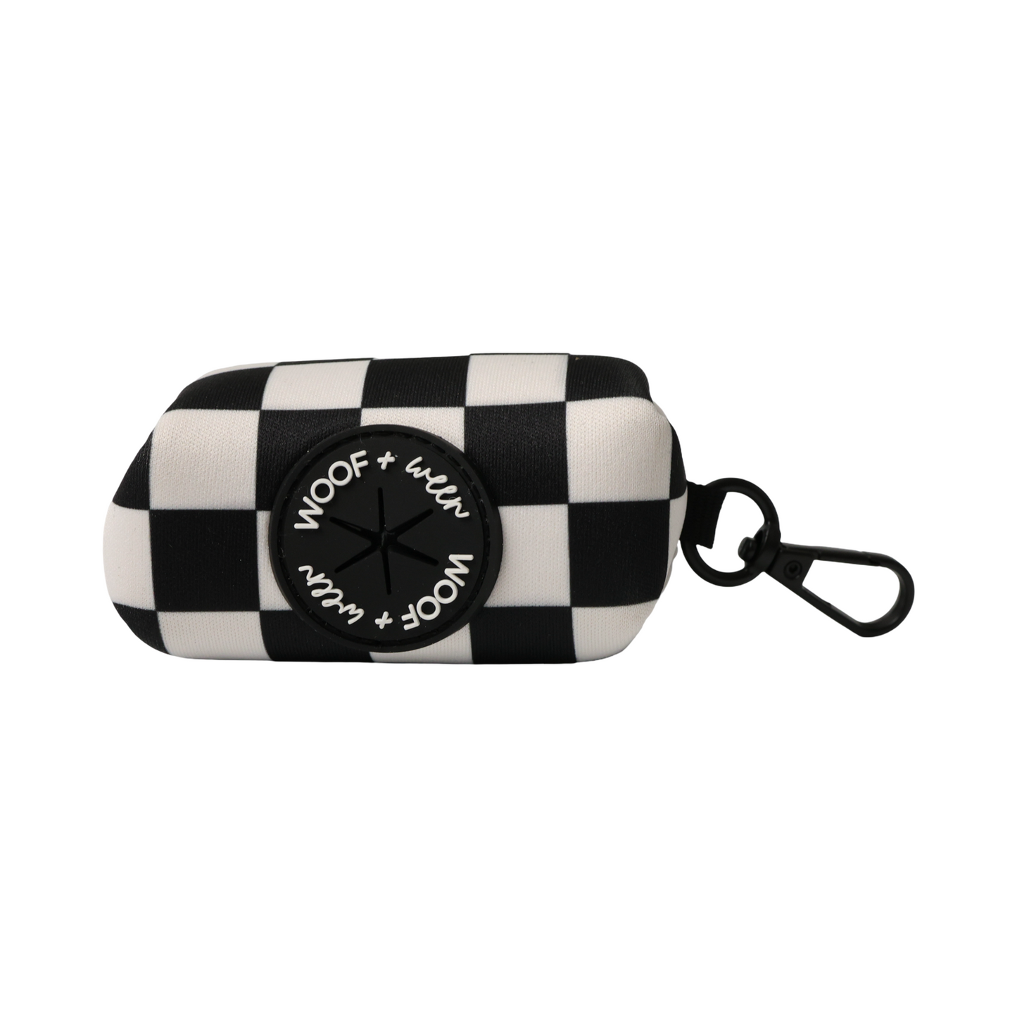 Waste Bag Holder - BLACK CHECKERED