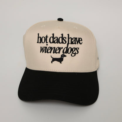 Dachshund Dad Hat - Hot dads have wiener dogs