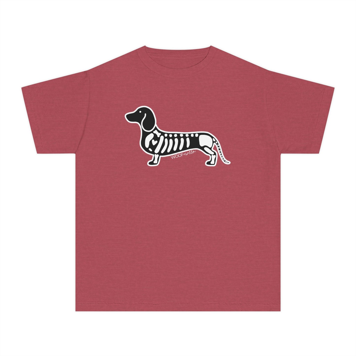 YOUTH Dachshund Tee - Skeleweenie