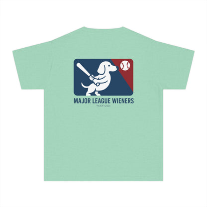 YOUTH Dachshund Tee - major league wieners baseball