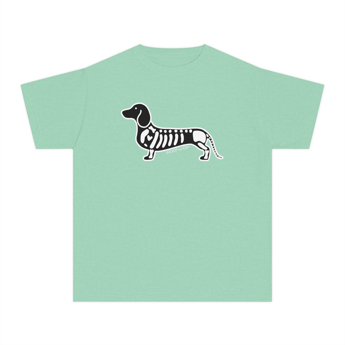 YOUTH Dachshund Tee - Skeleweenie