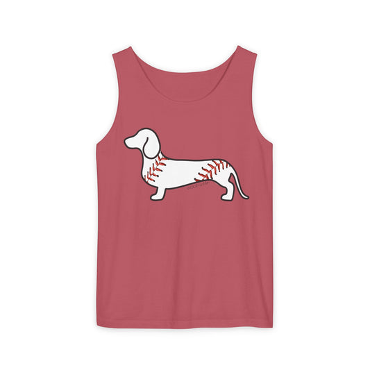 Dachshund Tank Top – Doxie Baseball