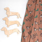 Dachshund Baby Swaddle Blanket - Duck Hunting Doxie Custom Name
