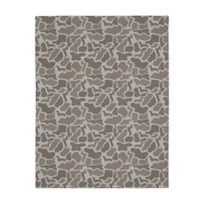 Baby/Pet Blanket - Two-Sided Duck Camo Doxie