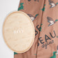 Dachshund Baby Swaddle Blanket - Duck Hunting Doxie Custom Name